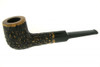 Tall Billiard Straight Stem Rustic Briar Pipe - SEBR109
