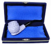 Mini Deluxe Floral Meerschaum Pipes with Velvet Chest