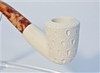 Standard Dublin Lattice Meerschaum Pipes with Velvet Chest