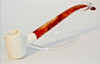Standard Poker Lattice Churchwarden Meerschaum Pipes