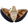 Deluxe Emin Moustached Sultan Meerschaum Pipe Pipe