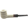 Deluxe 3D Lattice Sitting Meerschaum Pipe