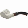 Lattice Flat Oom Paul Style Meerschaum Pipe