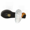 Double Head Lion Indian Meerschaum Pipe