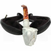 Eagle Beak Smooth Knurl Meerschaum Pipe