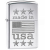 Made in USA with Flag Zippo Pipe Lighter