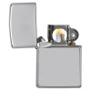High Polish Chrome Zippo Pipe Lighter