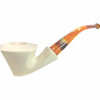 Deluxe Freeform Smooth Meerschaum Pipe
