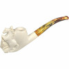 Standing Horses on Bowl Meerschaum Pipe Standing Horses on Bowl Meerschaum Pipe
