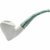 Signed Muhsin Rusticated Freeform Meerschaum Pipe