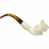 Savun Signed Lion Knurl Meerschaum Pipe