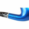 Blue Lacquer Vector-KGM Briar Pipe - Full Bent