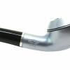 Silver Lacquer Rhodesian Vector Briar Pipe - Churchwarden Escapade