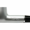 Silver Lacquer Billiard Vector Briar Pipe - Straight