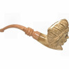 Pre-colored Indian Designer Stem Meerschaum Pipe