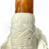 Special Master Carver Baglan Eagle with Snake Meerschaum Pipe