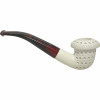 Calabash Round Lattice Dark Stem Meerschaum Pipe Calabash Round Lattice Dark Stem Meerschaum Pipe