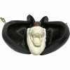 Snarling Tiger with Translucent Stem Meerschaum Pipe