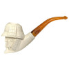 Special Sherlock Holmes Bent Stem Meerschaum Pipe
