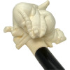 Deluxe Signed R. Karaca Raccoon Meerschaum Pipe