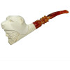 Double Head Pirate and Bear Meerschaum Pipe