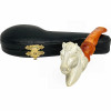 Signed M. Dulger Horse Meerschaum Cigarette Holder
