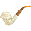 Special Bearded Fisherman Smoking Pipe Meerschaum Pipe
