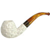 Special Apple Basket Weave Meerschaum Pipe