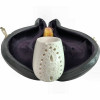 Deluxe Smooth Billiard Lattice Front Meerschaum Pipe