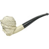 Zeus with Black Stem Meerschaum Pipe