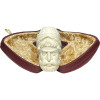 Zeus with Black Stem Meerschaum Pipe