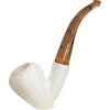Deluxe Sitting Smooth Oom Paul Style Meerschaum Pipe