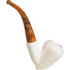 Deluxe Sitting Smooth Oom Paul Style Meerschaum Pipe