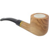 Meerschaum Lined Pot Bowl 9mm Dapper Olive Wood Pipe
