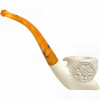 Embossed Oom Paul Meerschaum Pipe