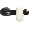 Smooth Tall Chimney Dark Stem Meerschaum Pipe Smooth Tall Chimney Dark Stem Meerschaum Pipe