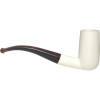 Smooth Tall Chimney Dark Stem Meerschaum Pipe Smooth Tall Chimney Dark Stem Meerschaum Pipe