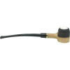 Meerschaum Lined 9mm Olive Wood Churchwarden Pipe