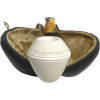 Special Rhodesian Flared Shank Meerschaum Pipe