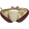 Dublin Designer Lattice Antiqued Meerschaum Pipe