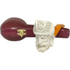 Viking with Eagle Helmet Meerschaum Pipe