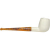 Billiard Straight Stem Smooth Meerschaum Pipe