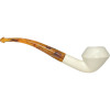 Signed Yilmaz Smooth Rhodesian Meerschaum Pipe