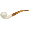 Signed Yilmaz Smooth Rhodesian Meerschaum Pipe
