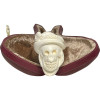Skull and Snake Hat Meerschaum Pipe