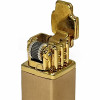 Mini Raythor Butane Ligher with Keychain - Gold