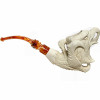Special Eagle in Backwards Claw Meerschaum Pipe