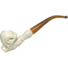 Backwards Fancy Claw Knurl Meerschaum Pipe