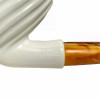 Special Yilmaz Signed Smooth Swirl Meerschaum Pipe