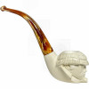 Deluxe Sherlock Holmes Oom Paul Meerschaum Pipe